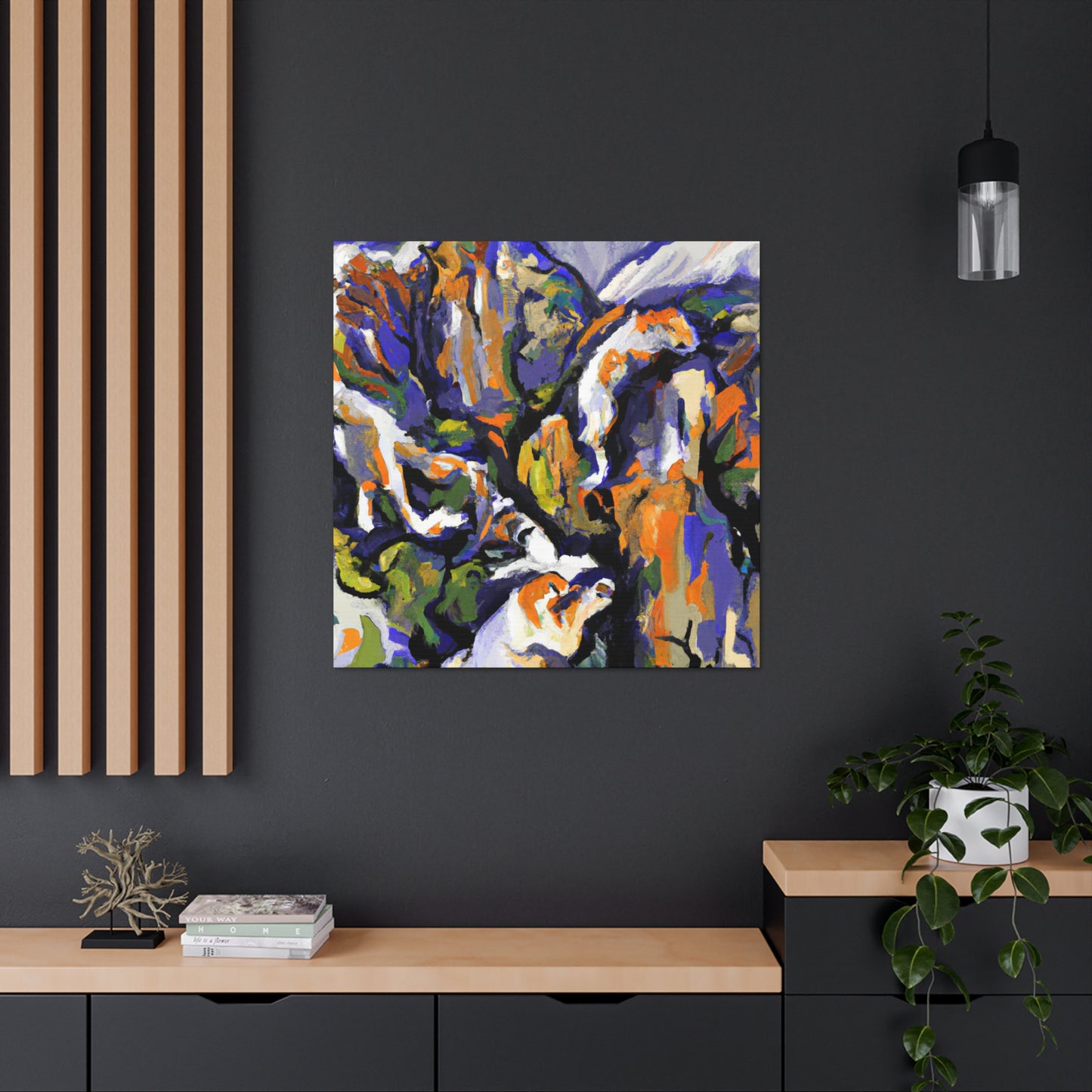 Lynx in Abstraction - Canvas