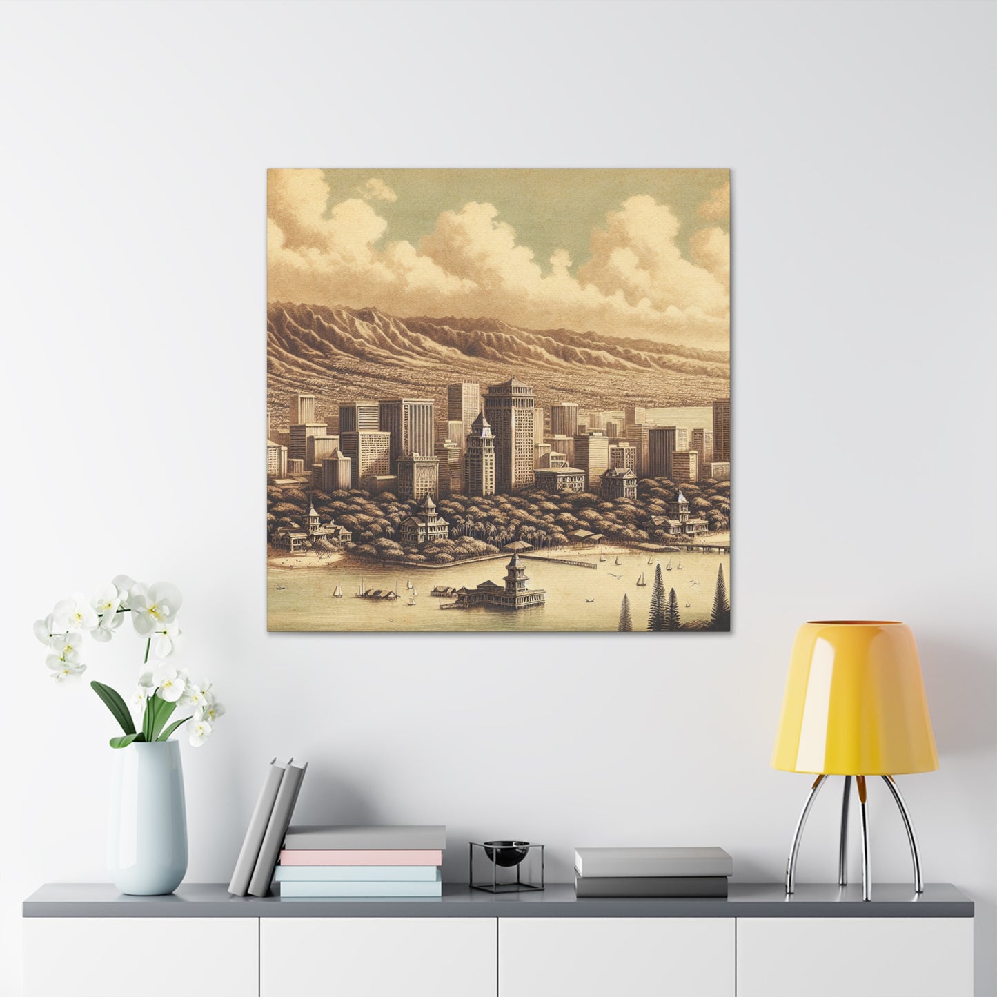 Eternal Honolulu Sunrise - Canvas