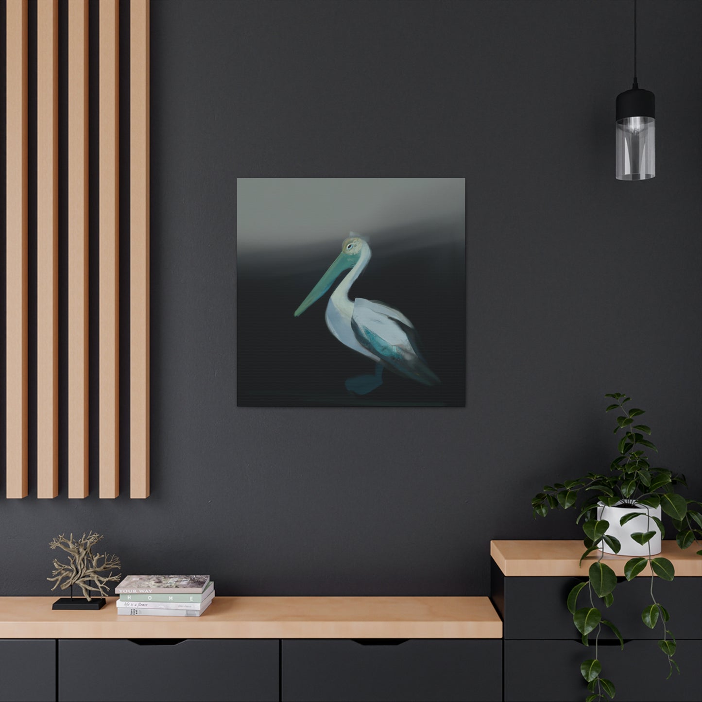 Pelican in Expressionism - Canvas