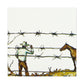 "Barbed Wire Paradox" - Canvas