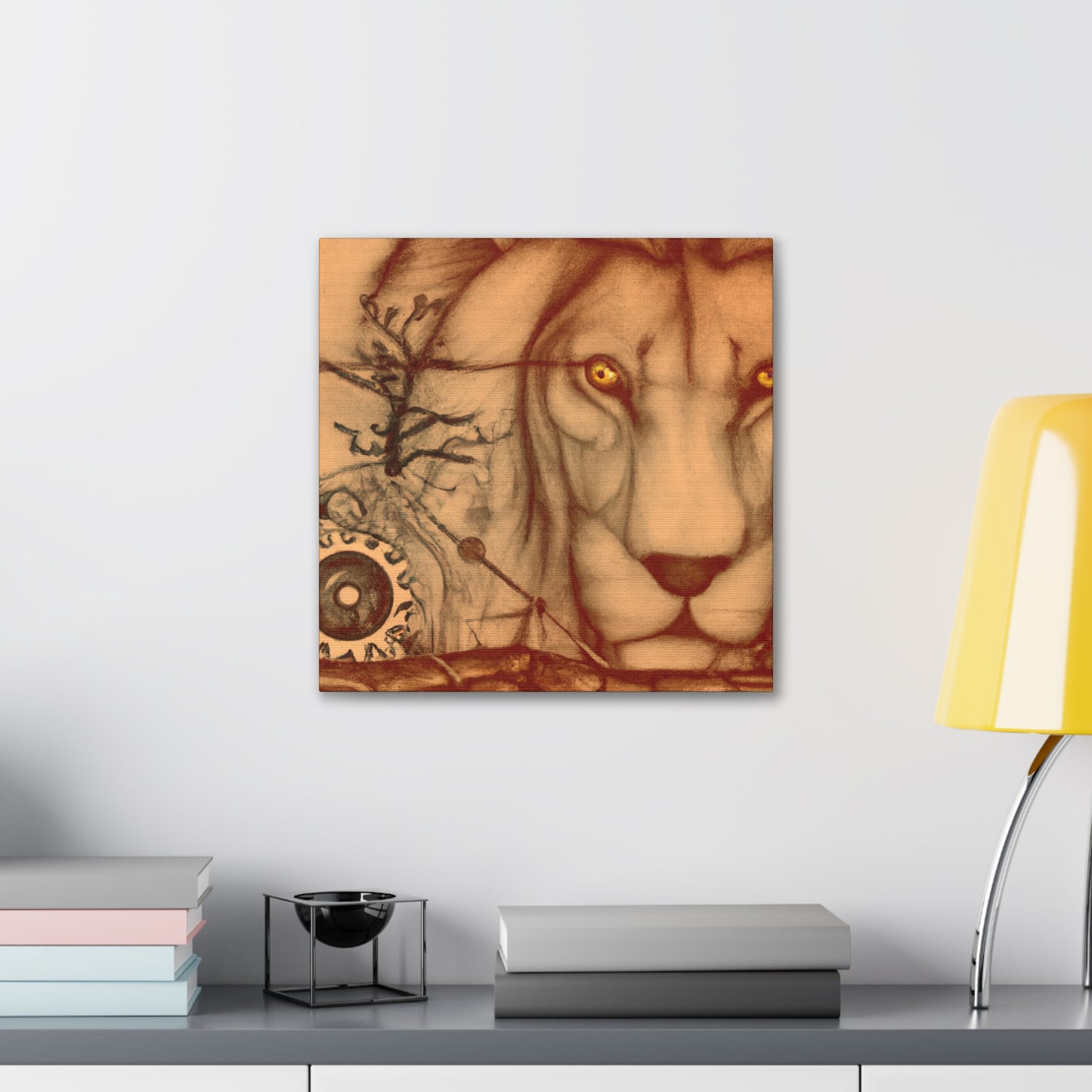 " Steam Lion Legacy" - Canvas