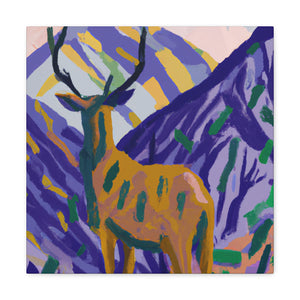 Fawn in Fauvist Hues - Canvas