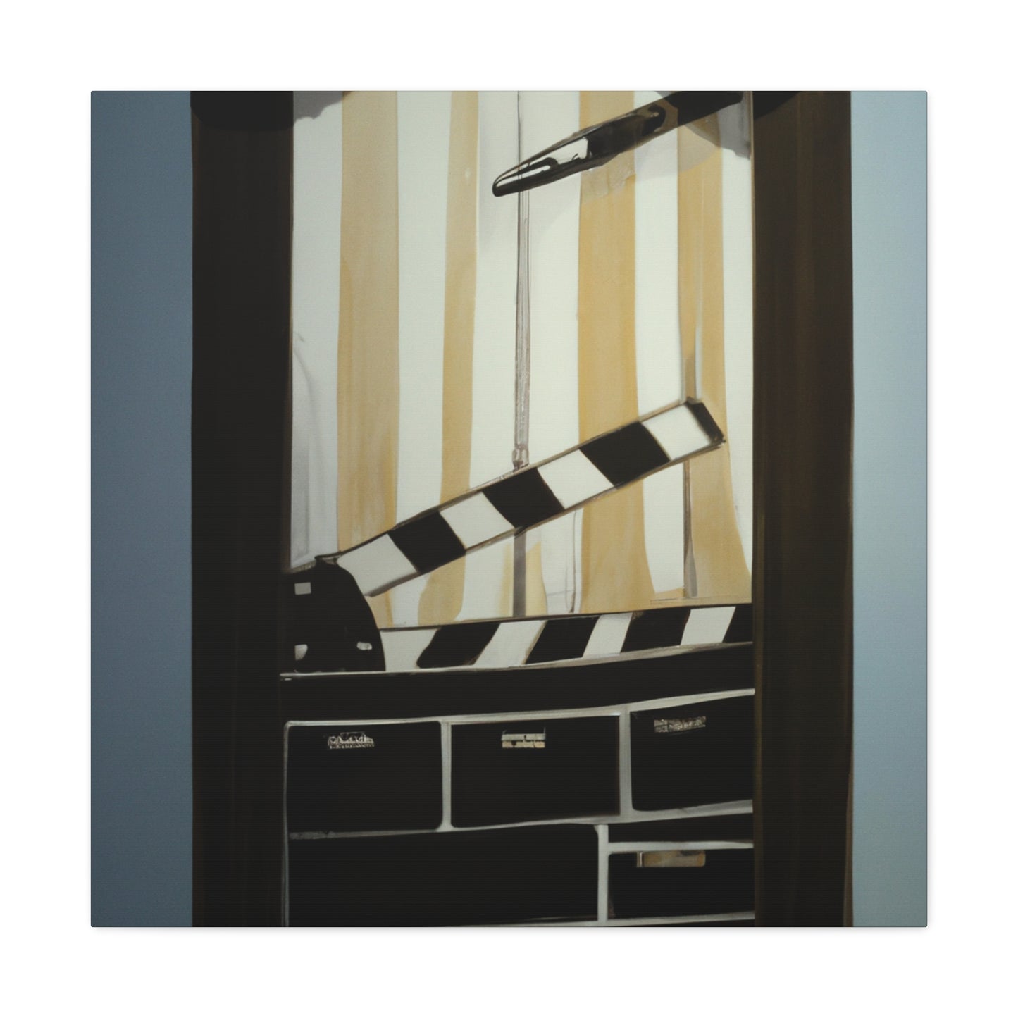 "Clapperboard Glorious Glamour" - Canvas