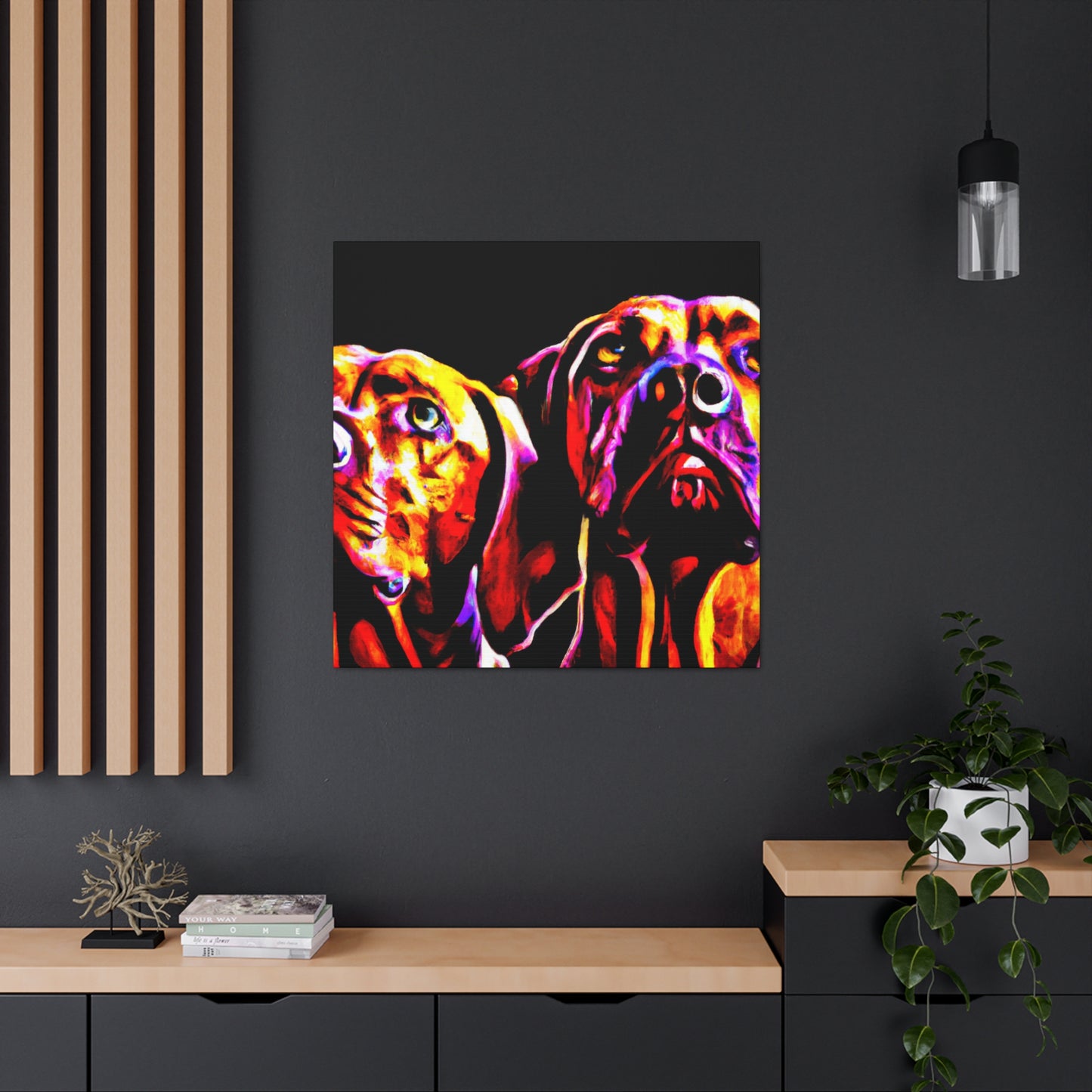 Ridgeback in the Sunset - Canvas