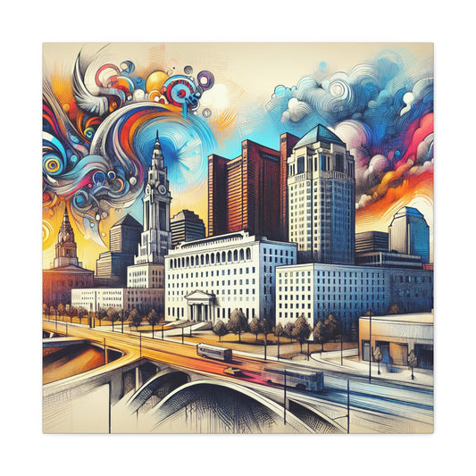 "Enigmatic Columbus Dreamscape" - Canvas