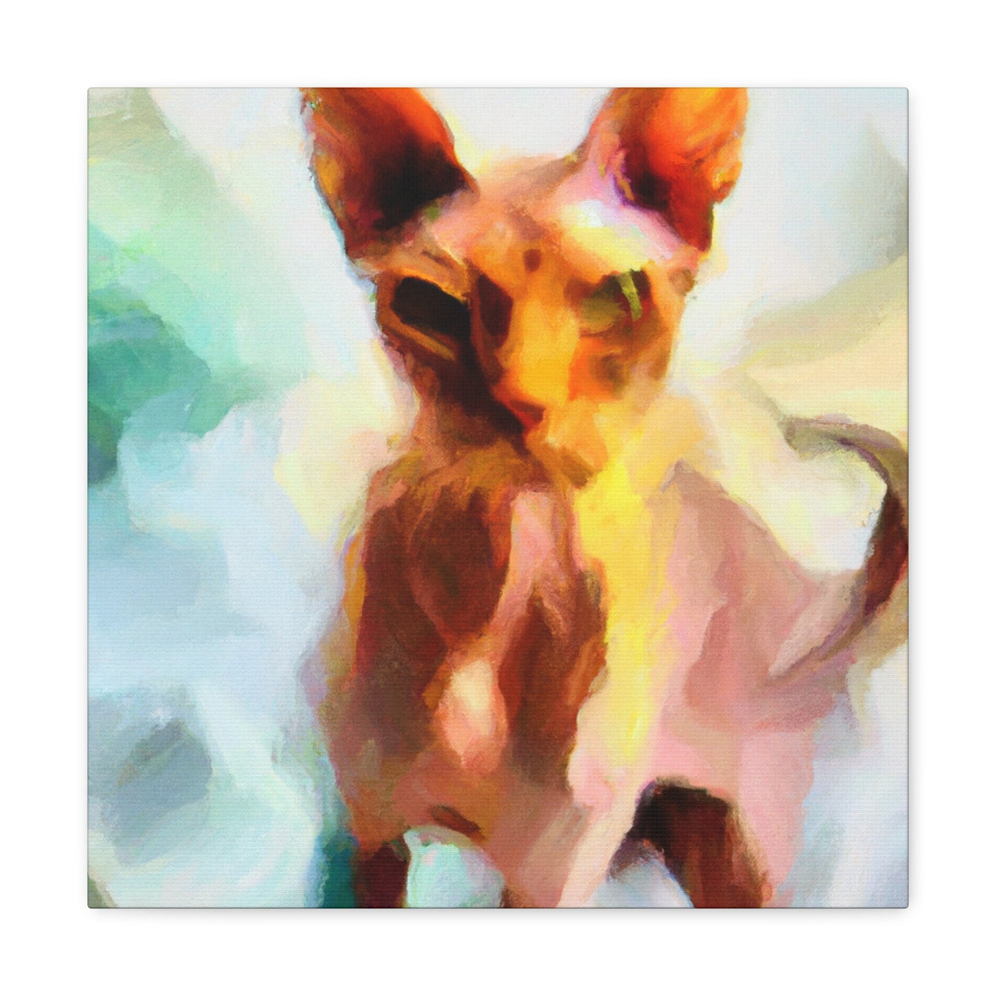 Mysterious Sphynx Dreaming - Canvas