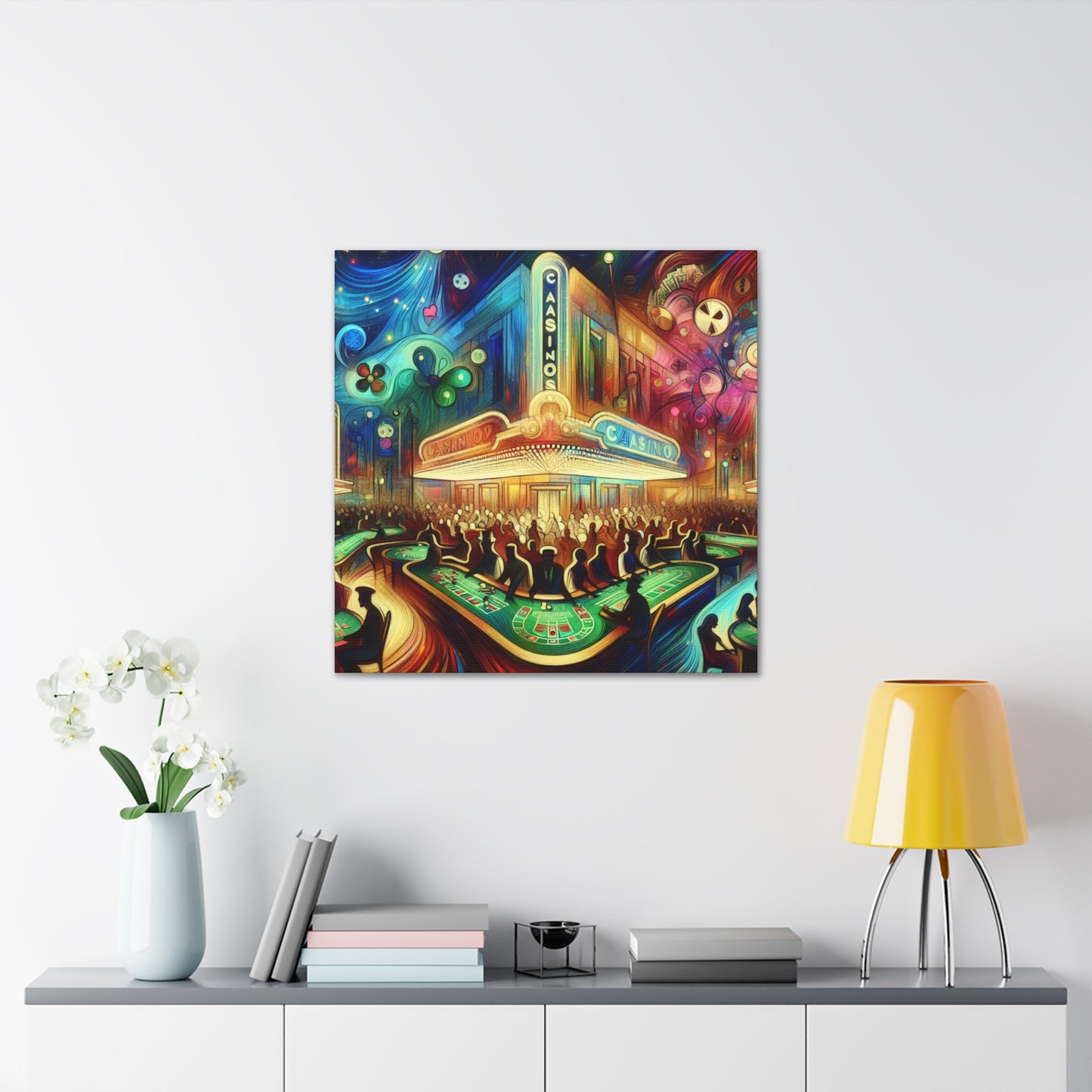 Bizarre Casino Dreamscape - Canvas