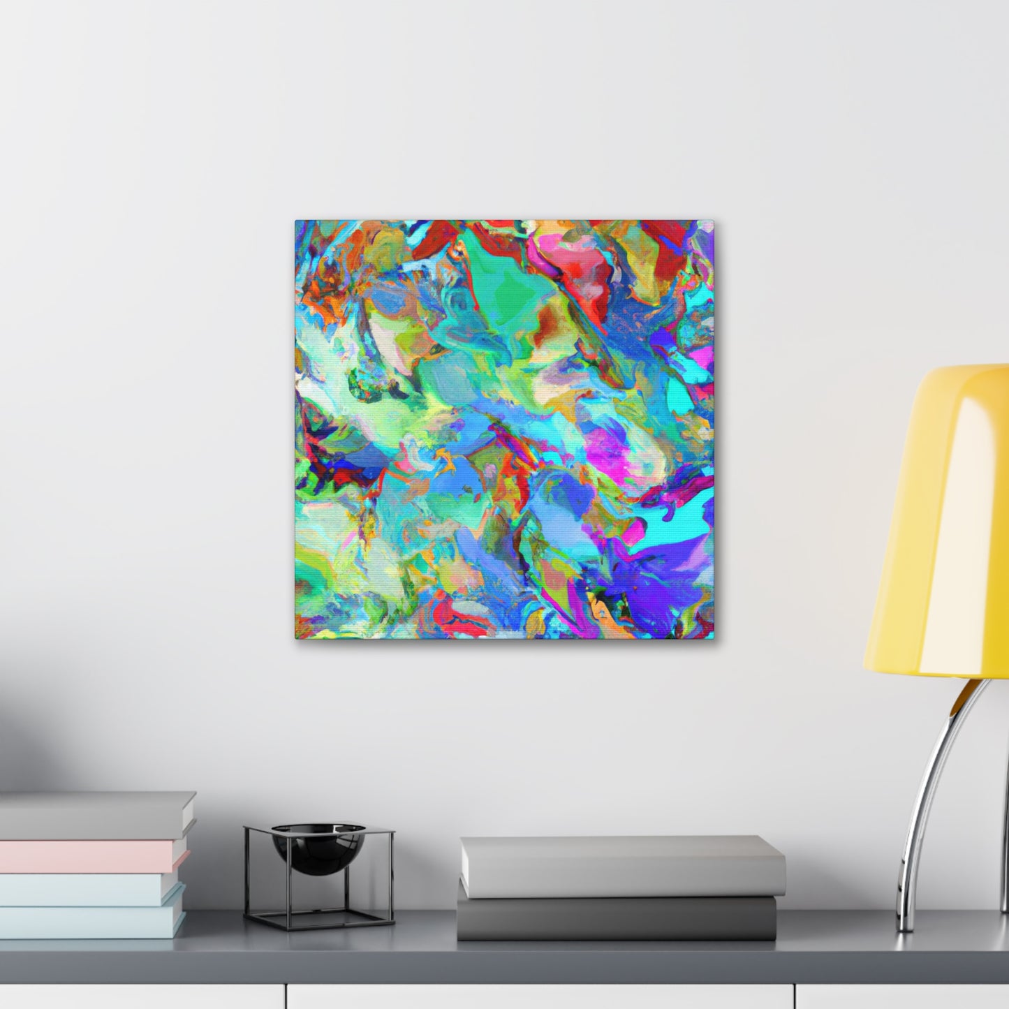 "Timeless Radiance Ablaze" - Canvas