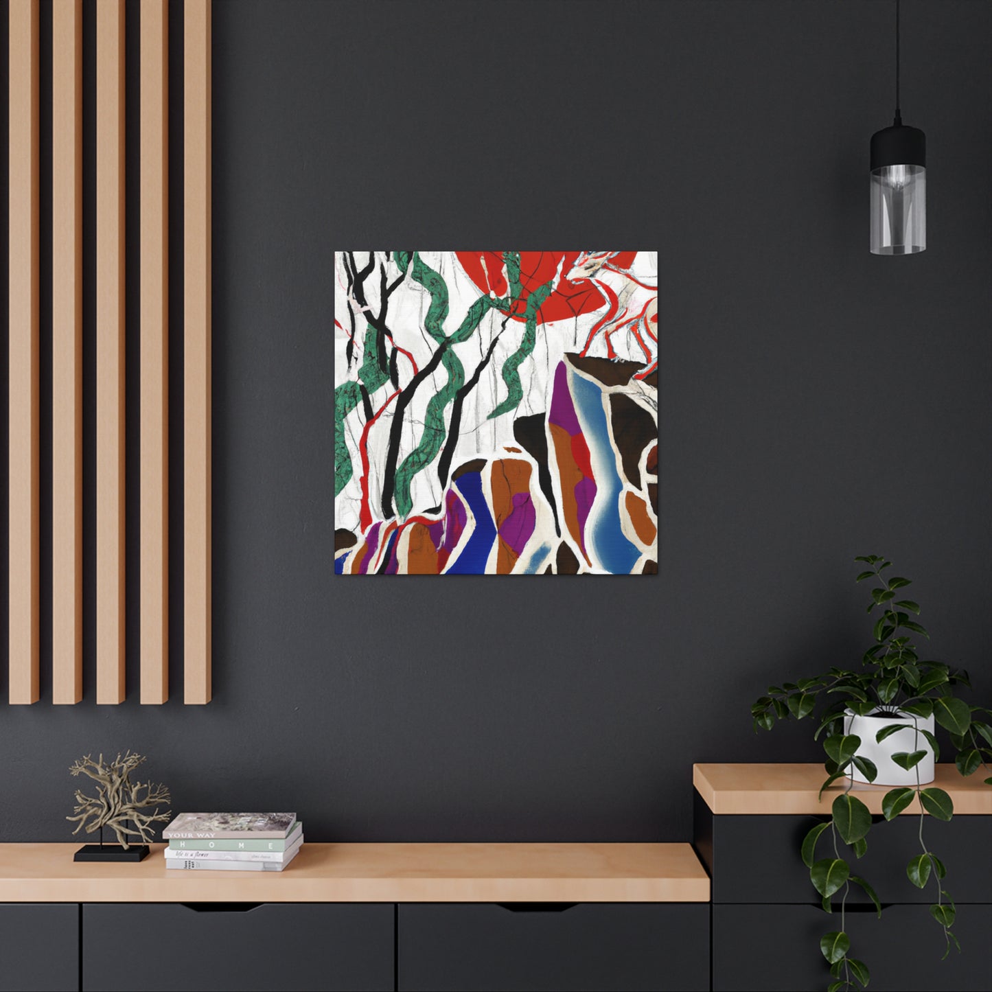 Chamois in Movement - Canvas