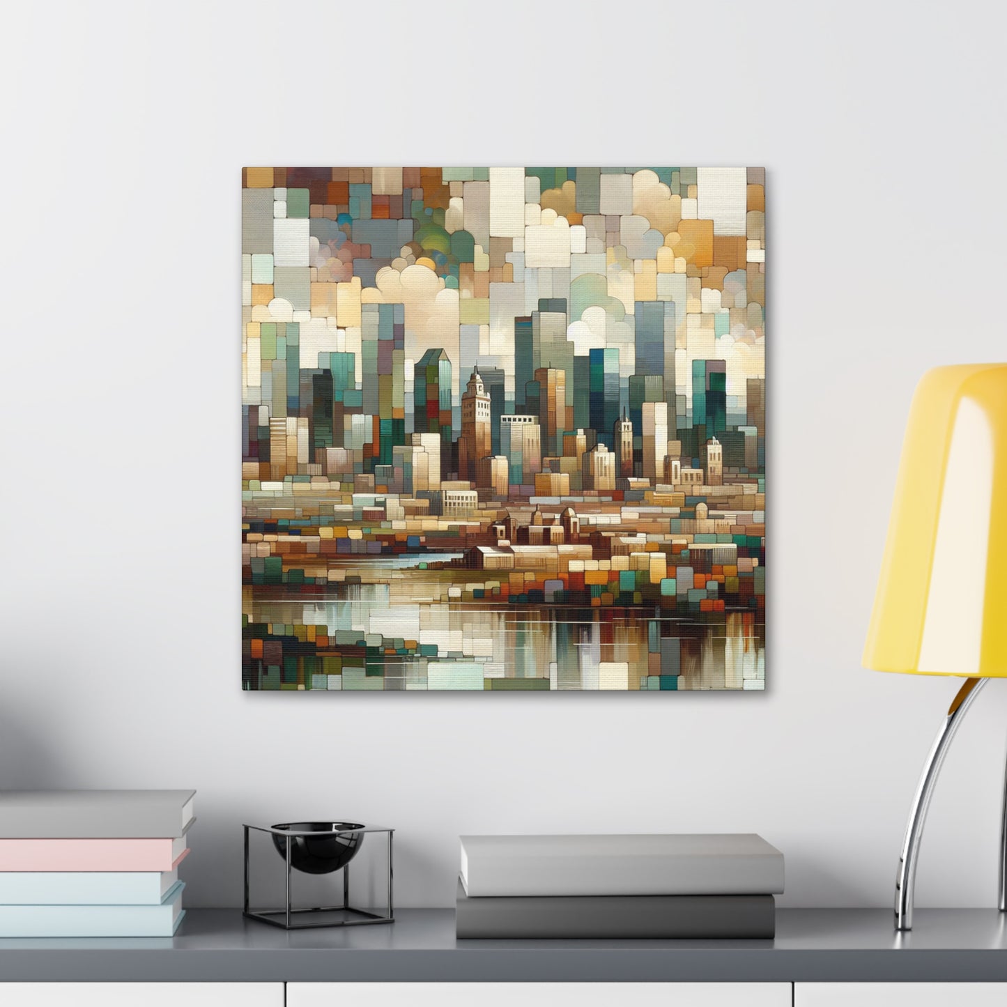 "Vibrant Denver Horizons" - Canvas