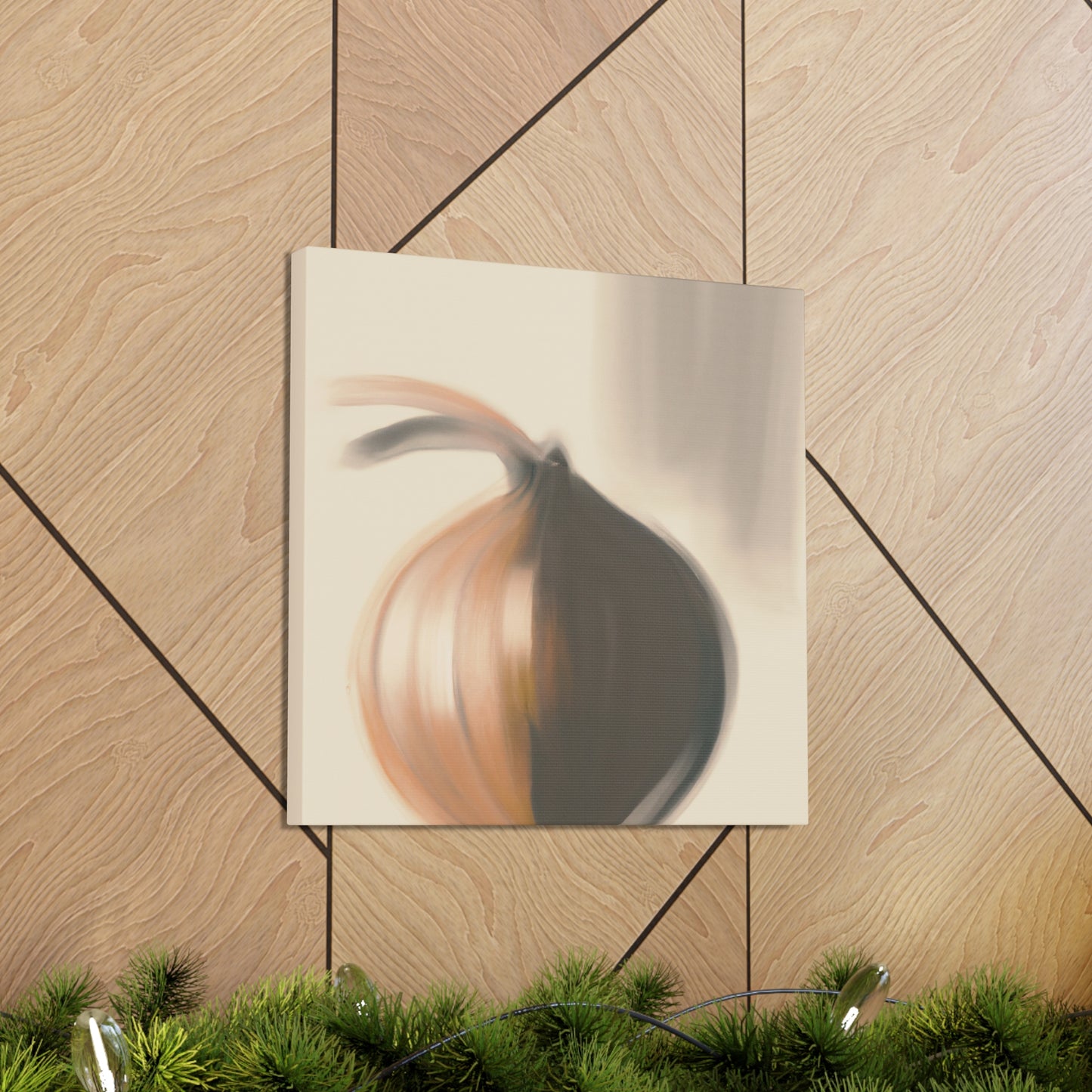 Onion Reflection Ablaze - Canvas