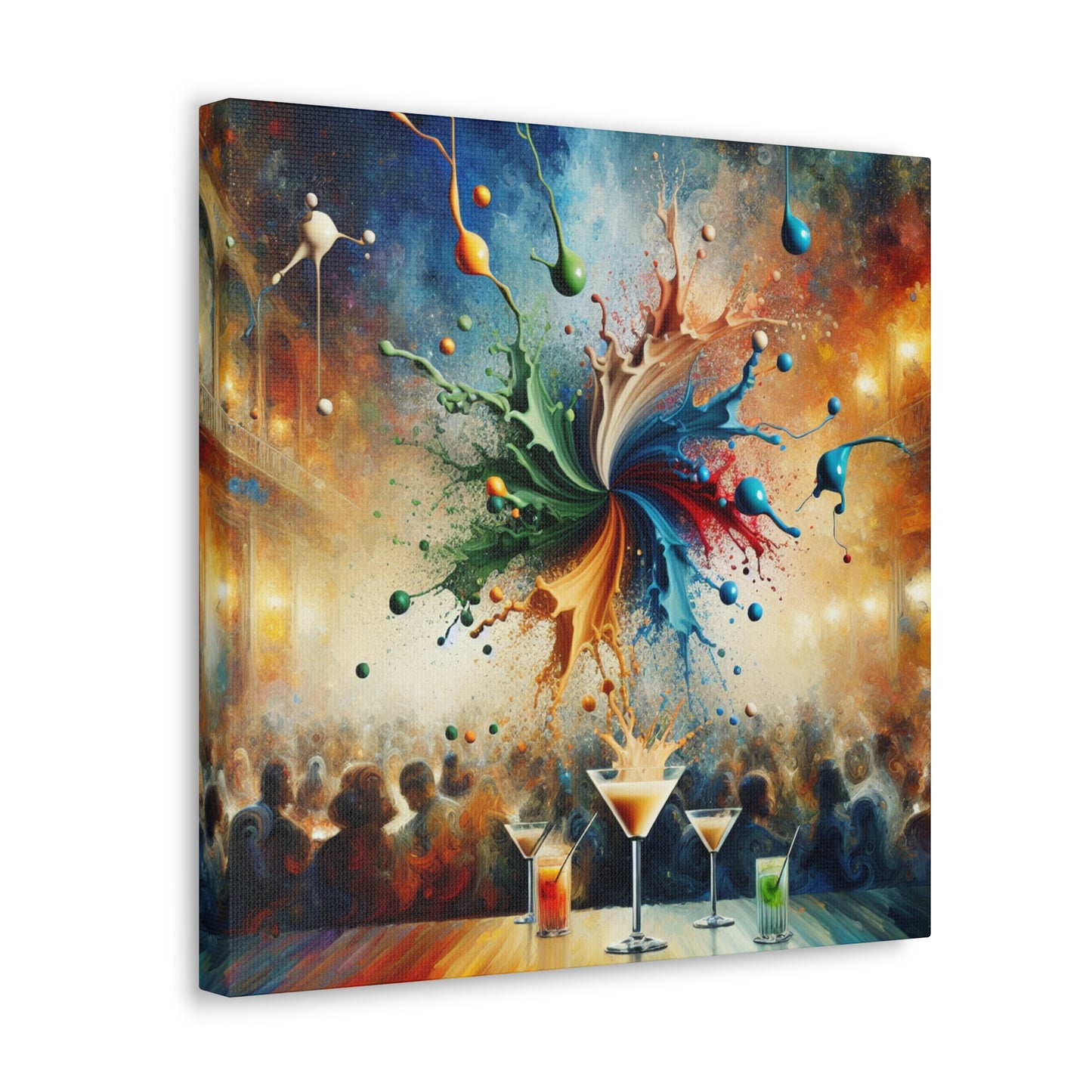 "Drinks of Renaissance Nights" - Canvas