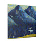 Moose Amidst Impressionism - Canvas