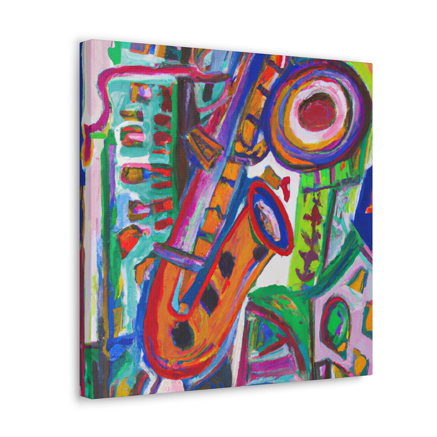 "Clarinet in Expressionism" - Canvas