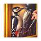 Downy Woodpecker Dreamscape - Canvas