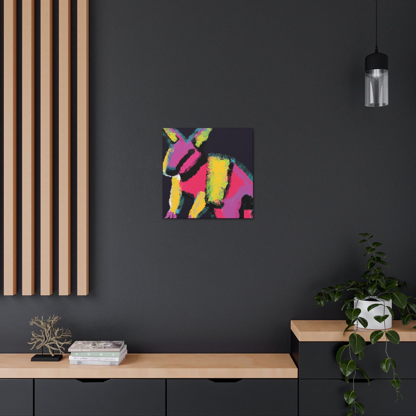 "Wallaby in Abstraction" - Canvas