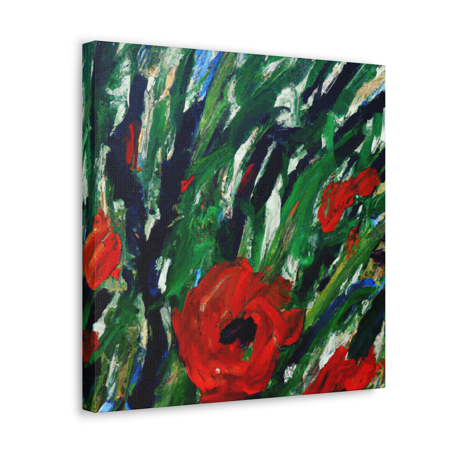 Poppies In Abstract - Canvas