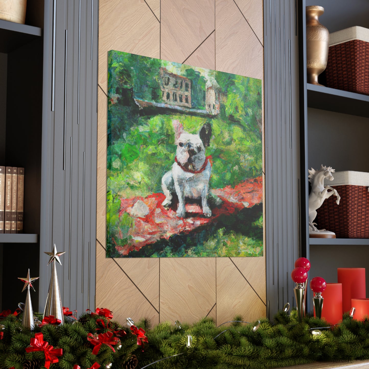 "The French Bulldog Portrait" - Canvas