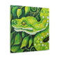 Green Tree Python Dance - Canvas