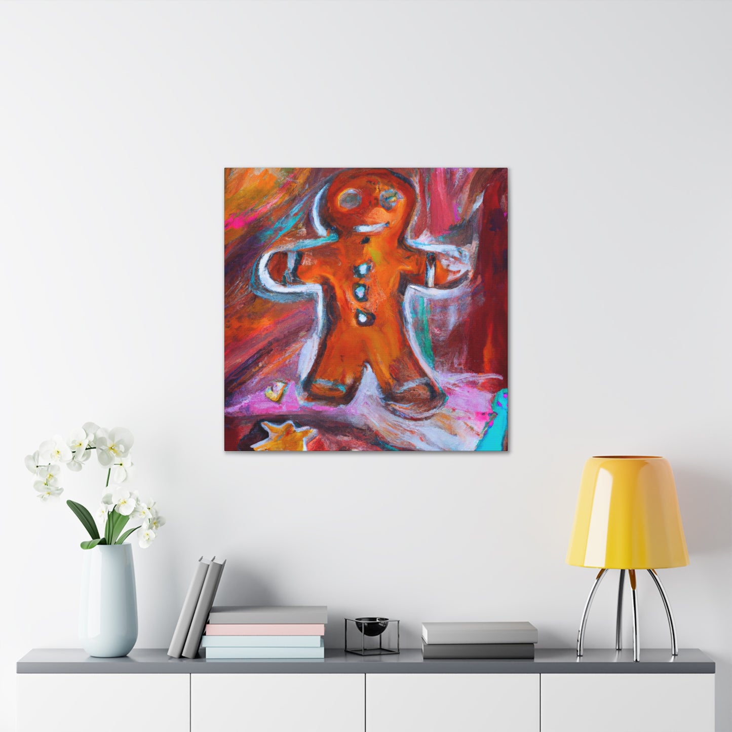 Gingerbread Man Realism - Canvas