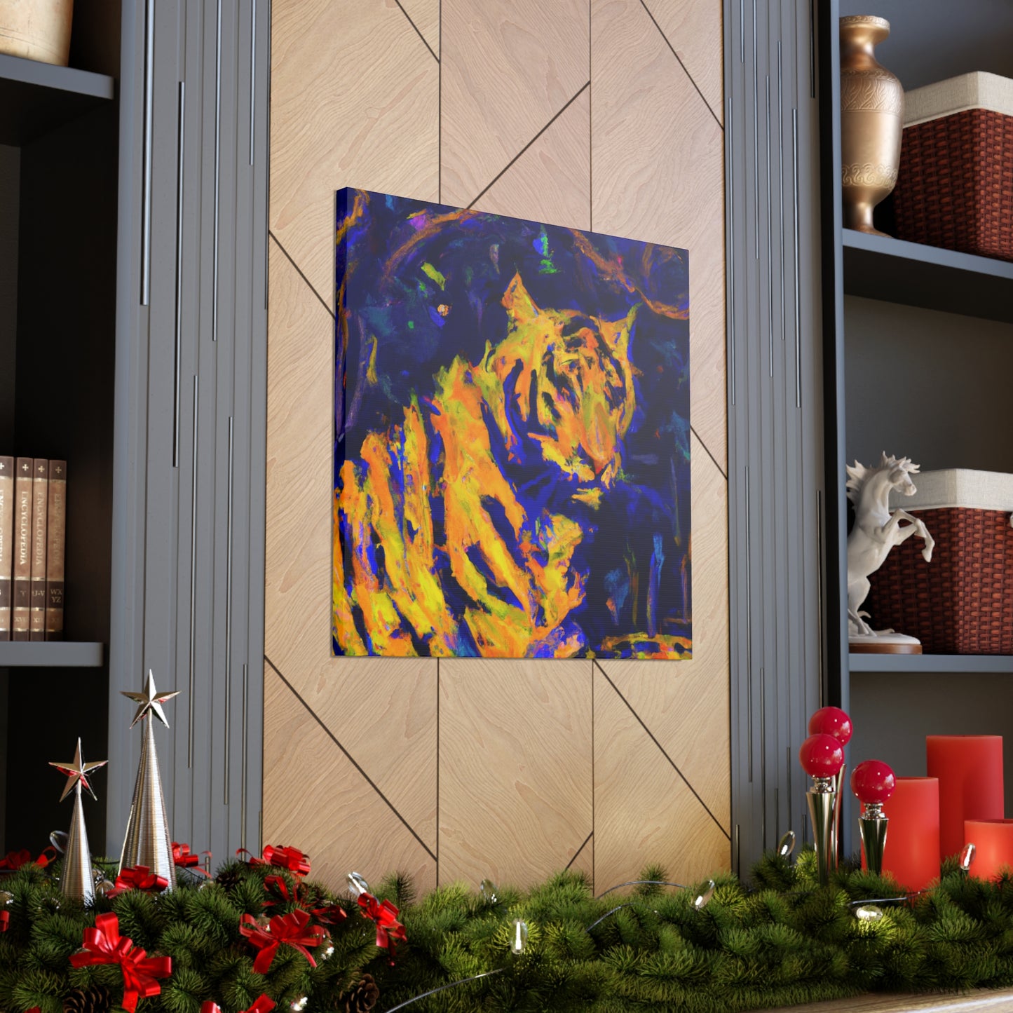 Tiger's Abstract Roar - Canvas