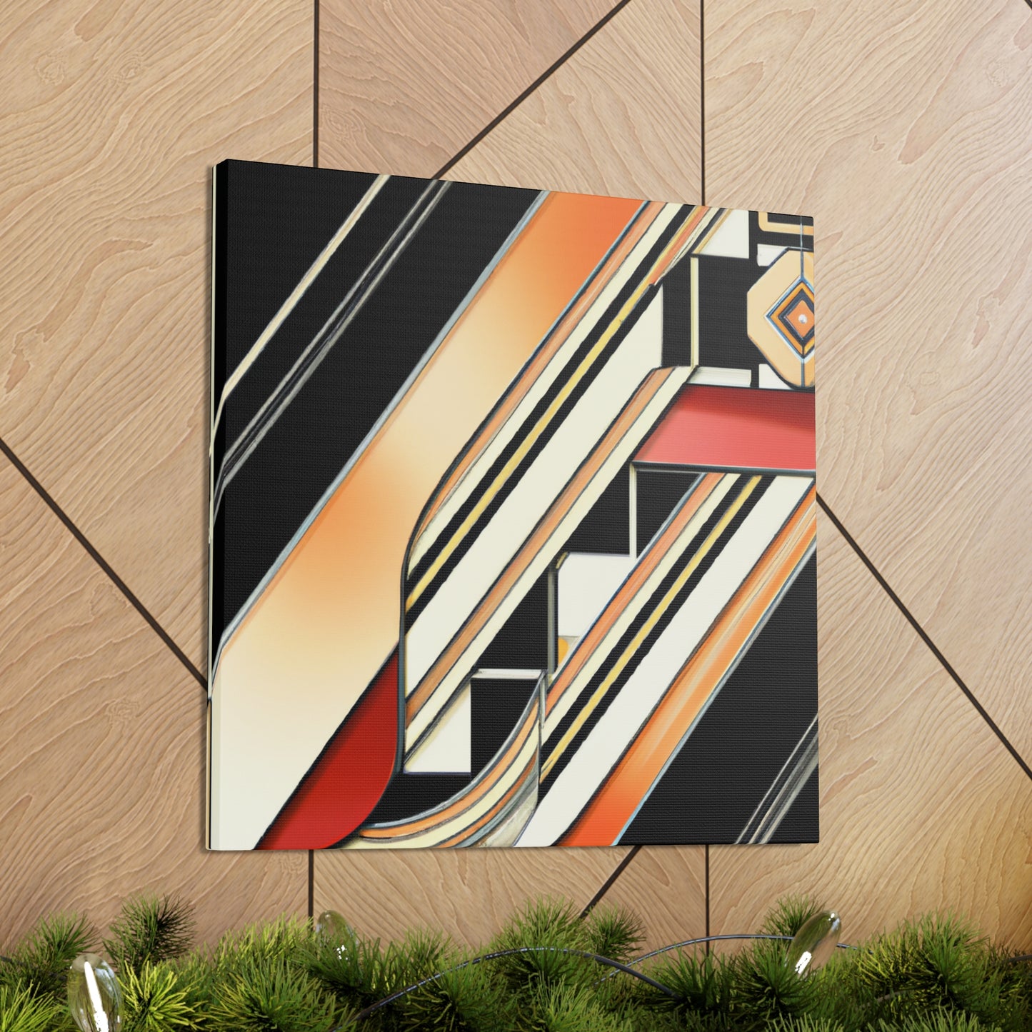 "Sleek Jazz Symphony" - Canvas