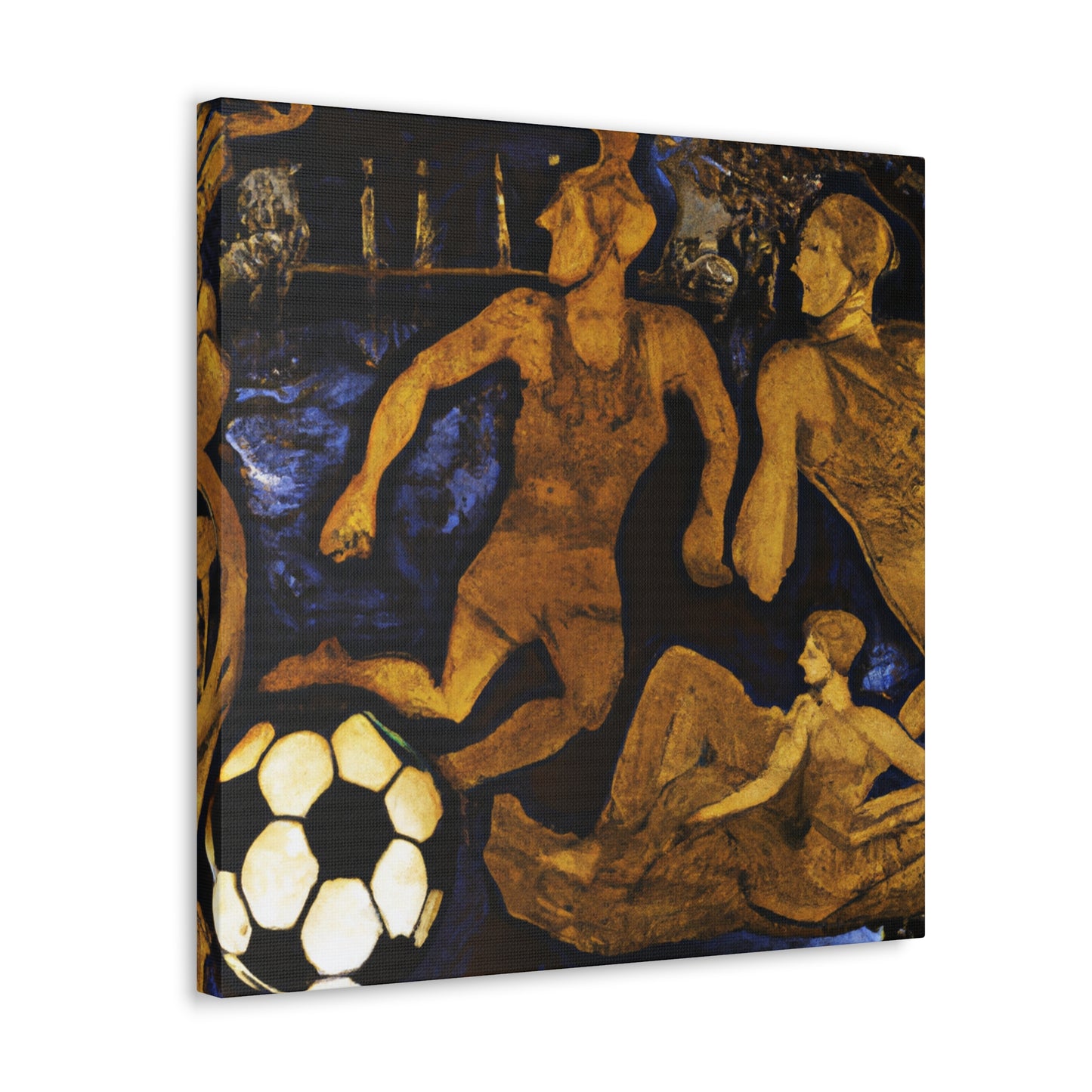 Soccer in Rococo World - Canvas