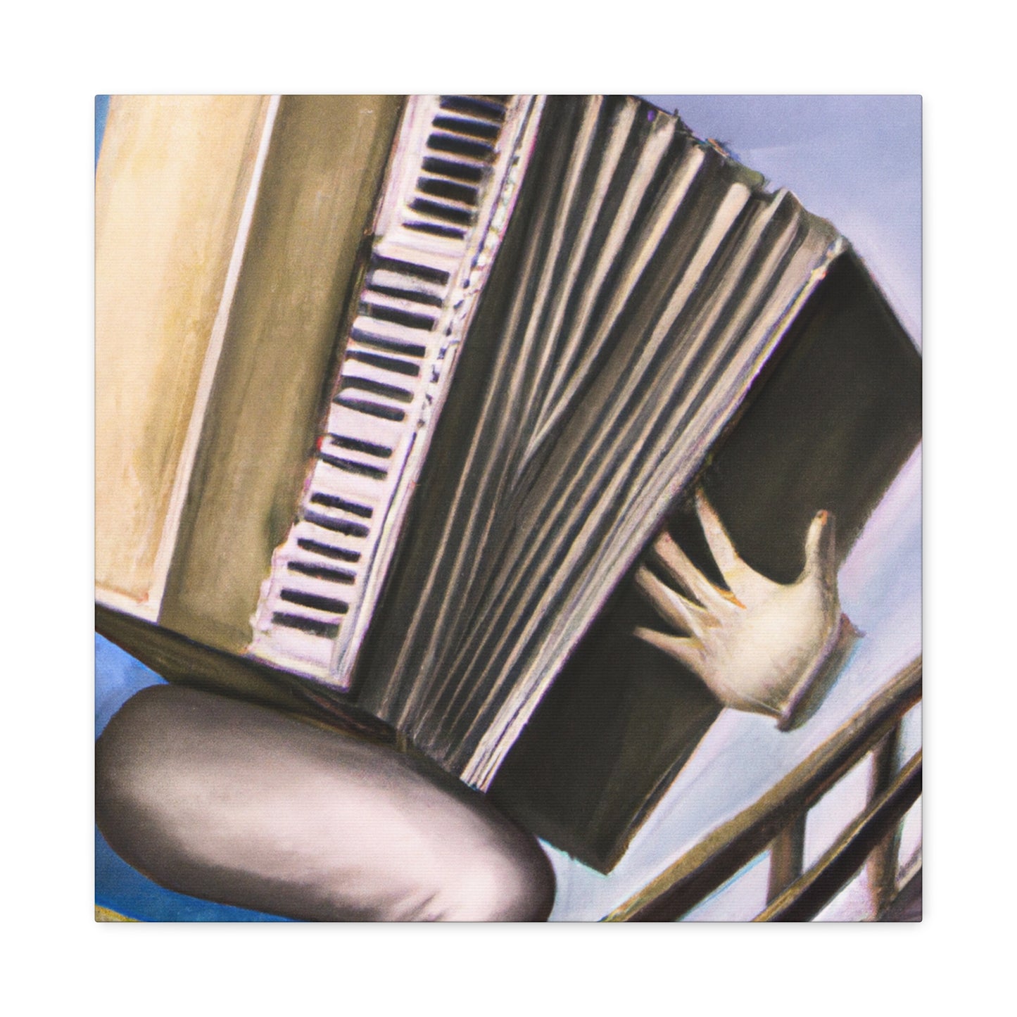 "Accordion Symphony Surrealism" - Canvas