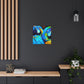 Colorful Macaw Wonders - Canvas