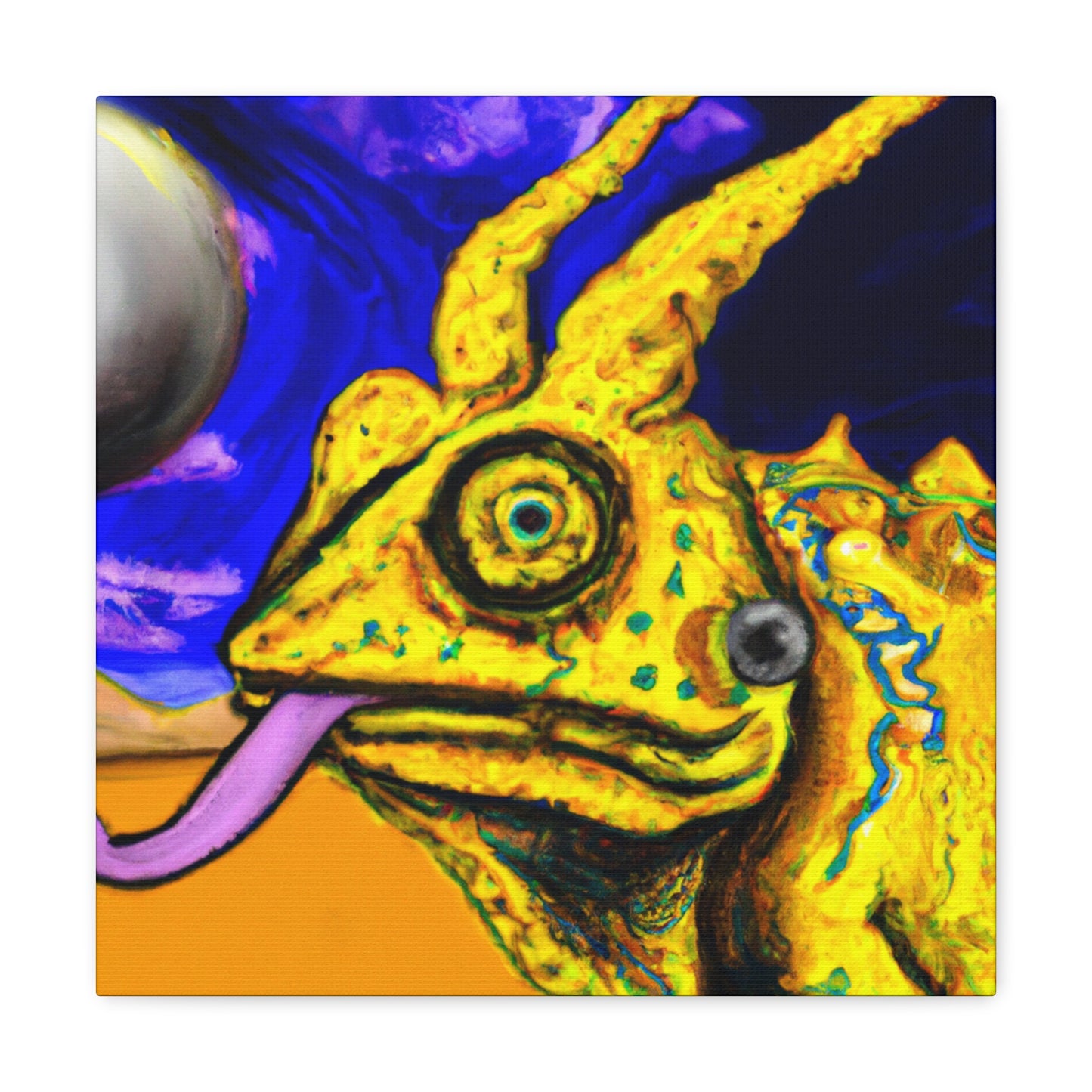 "Horned Lizard Fantasy Dream" - Canvas