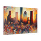 Vibrant Houston Vortex - Canvas