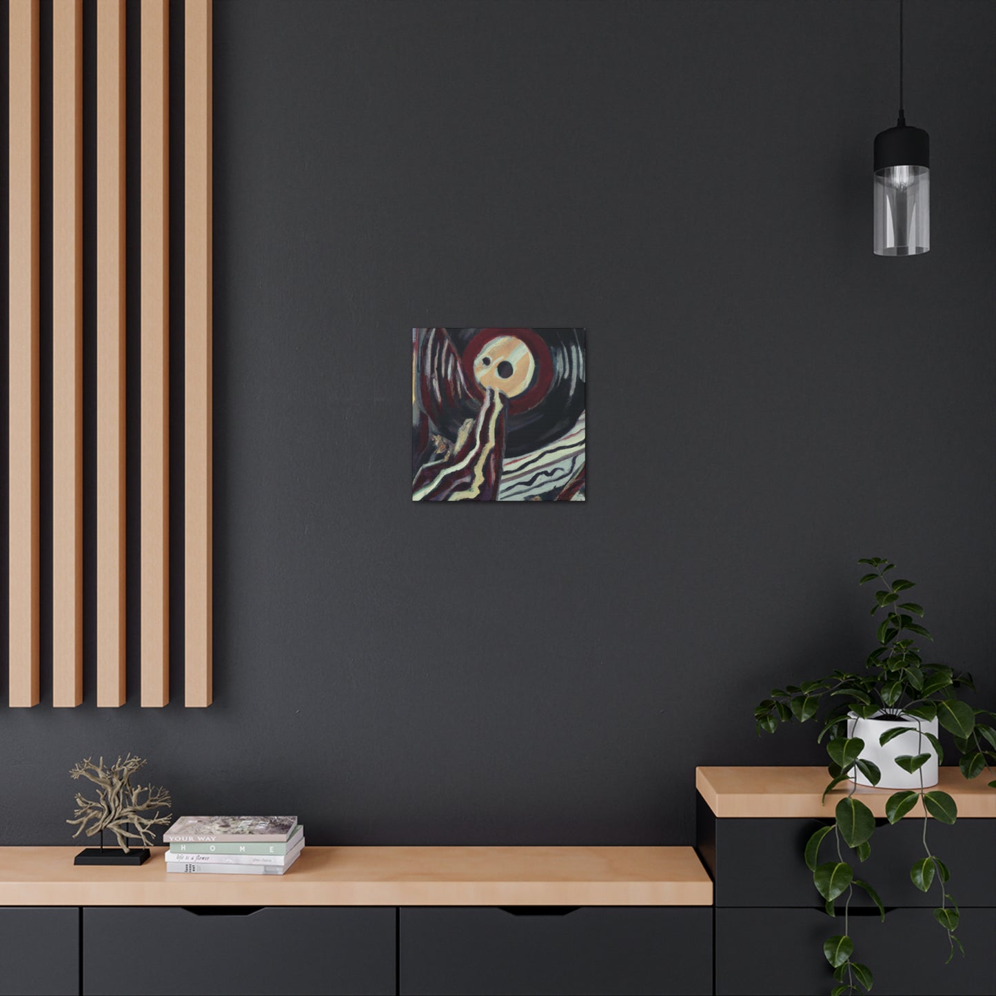 Vinyl Records Symphony - Canvas