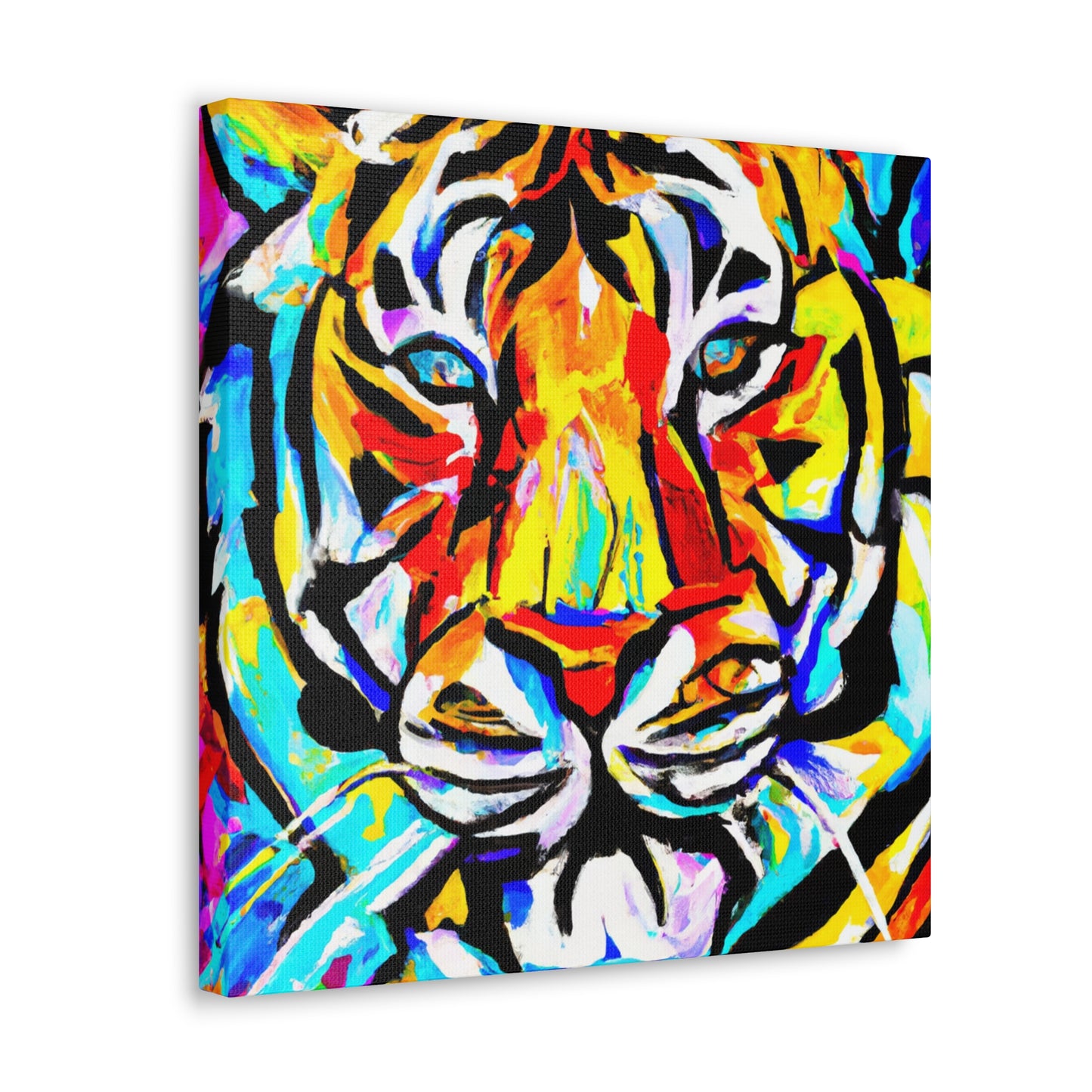 "Tiger in Art Deco" - Canvas