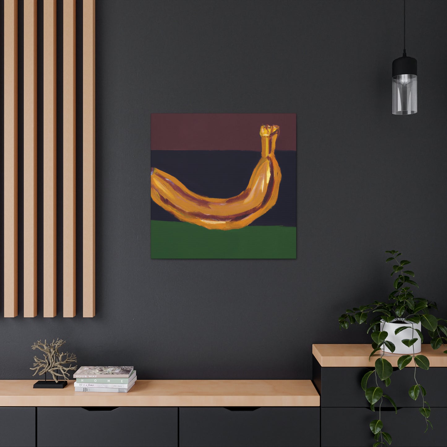 "Banana Still Life Scene" - Canvas