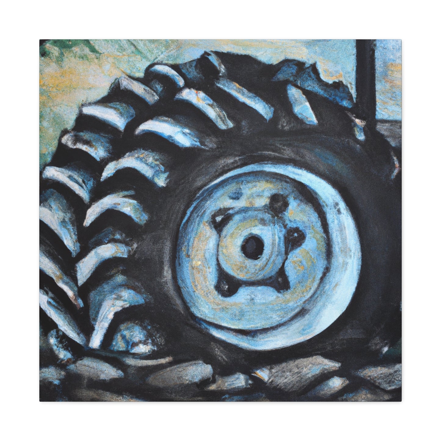 Gigantic Tractor Tire - Canvas