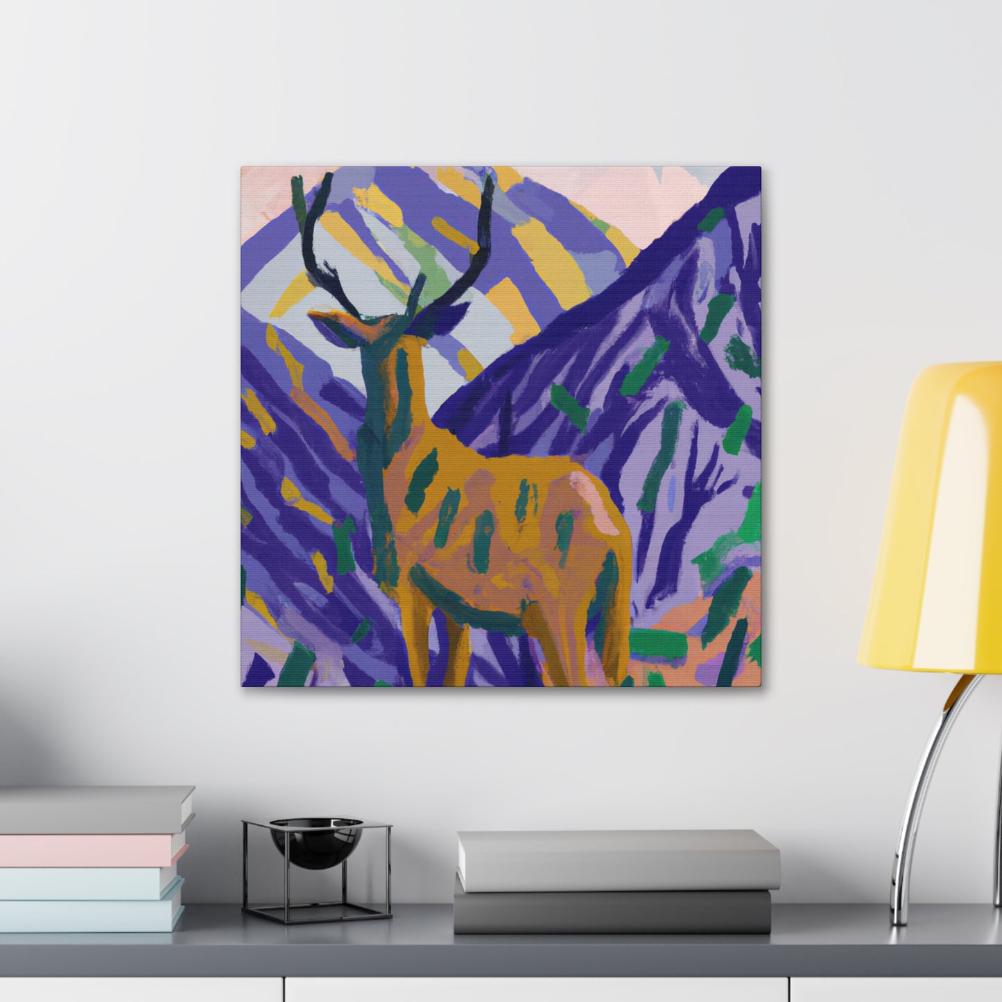 Fawn in Fauvist Hues - Canvas