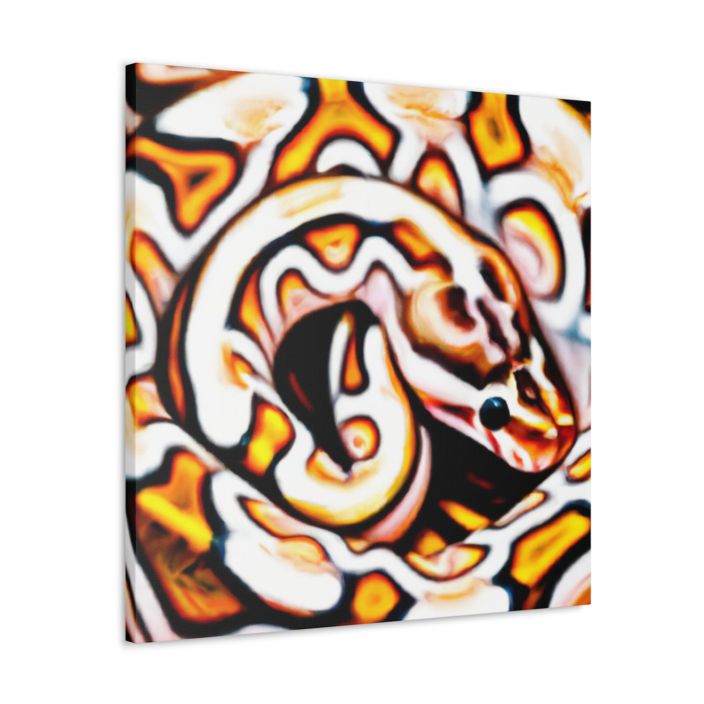 "Majesty of Ball Python" - Canvas