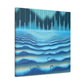 "Sonic Art Deco Wave" - Canvas