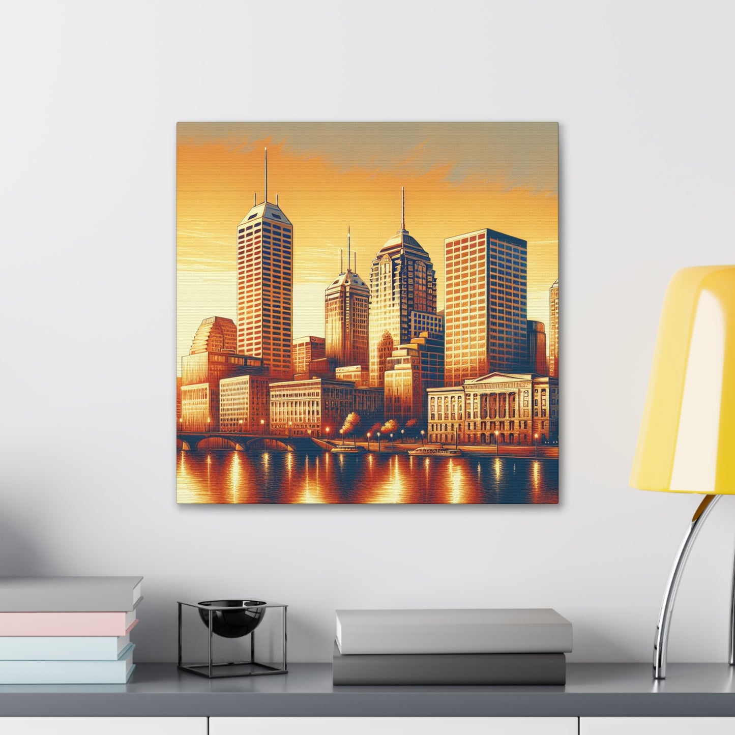 "Urban Symphony Unveiled" - Canvas