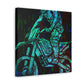 Motorcycle Racing Radiance - Canvas