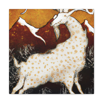 Chamois in Rococo Style - Canvas