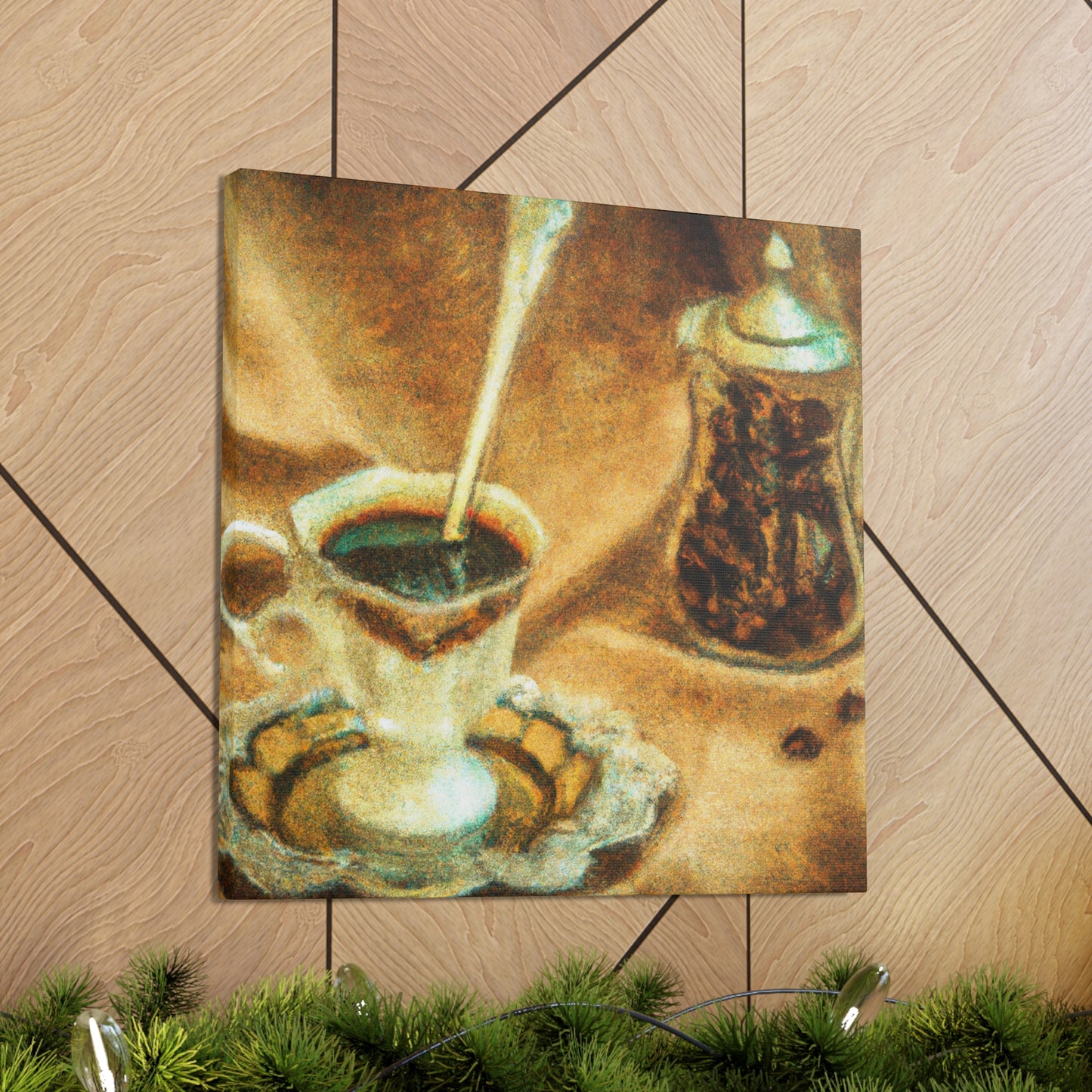 "Coffee in Baroque Style" - Canvas