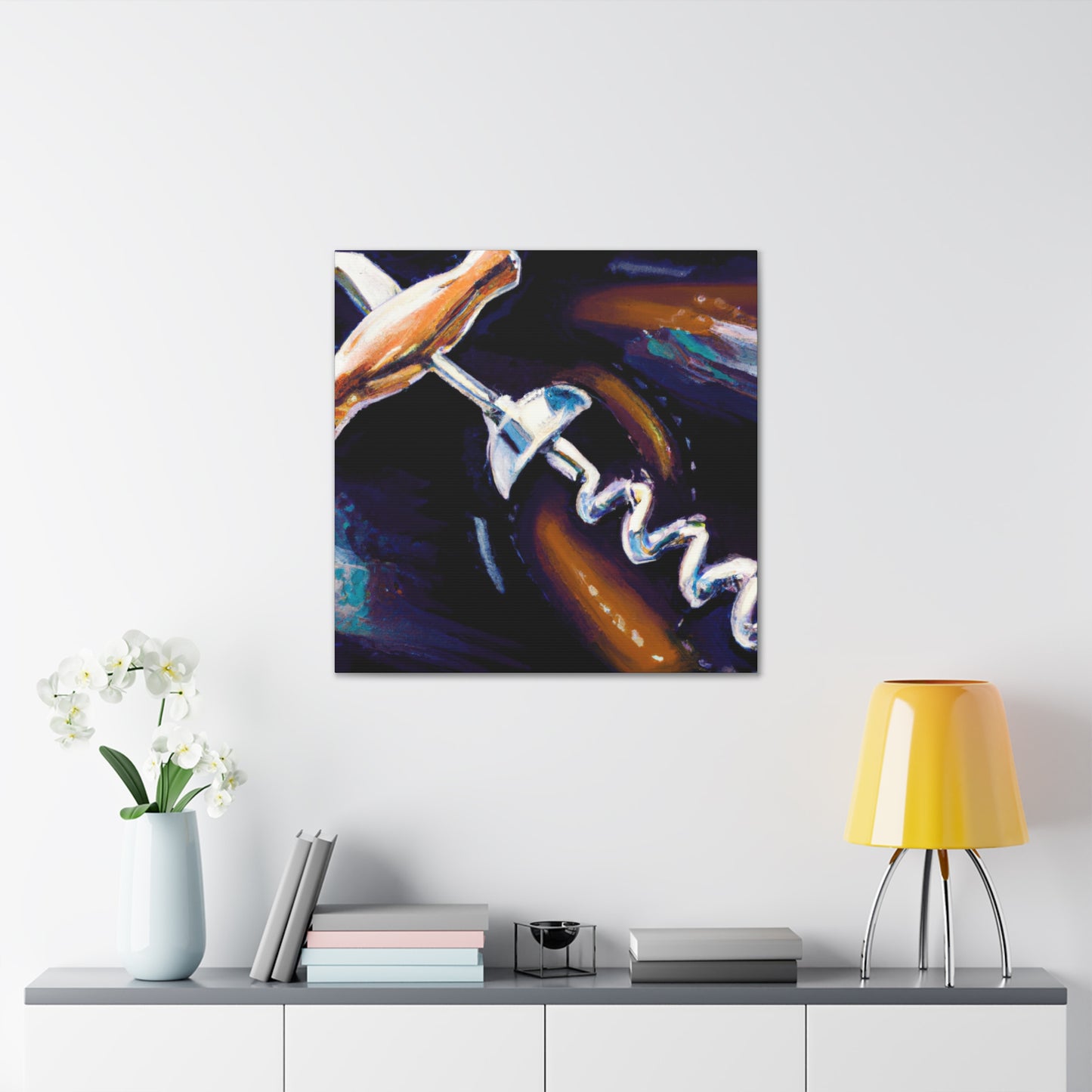 "Corkscrew by Moonlight" - Canvas