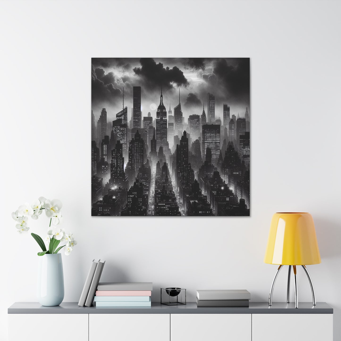 "Concrete Jungle Reverie" - Canvas