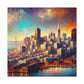 "Urban Dreamscape Unveiled" - Canvas