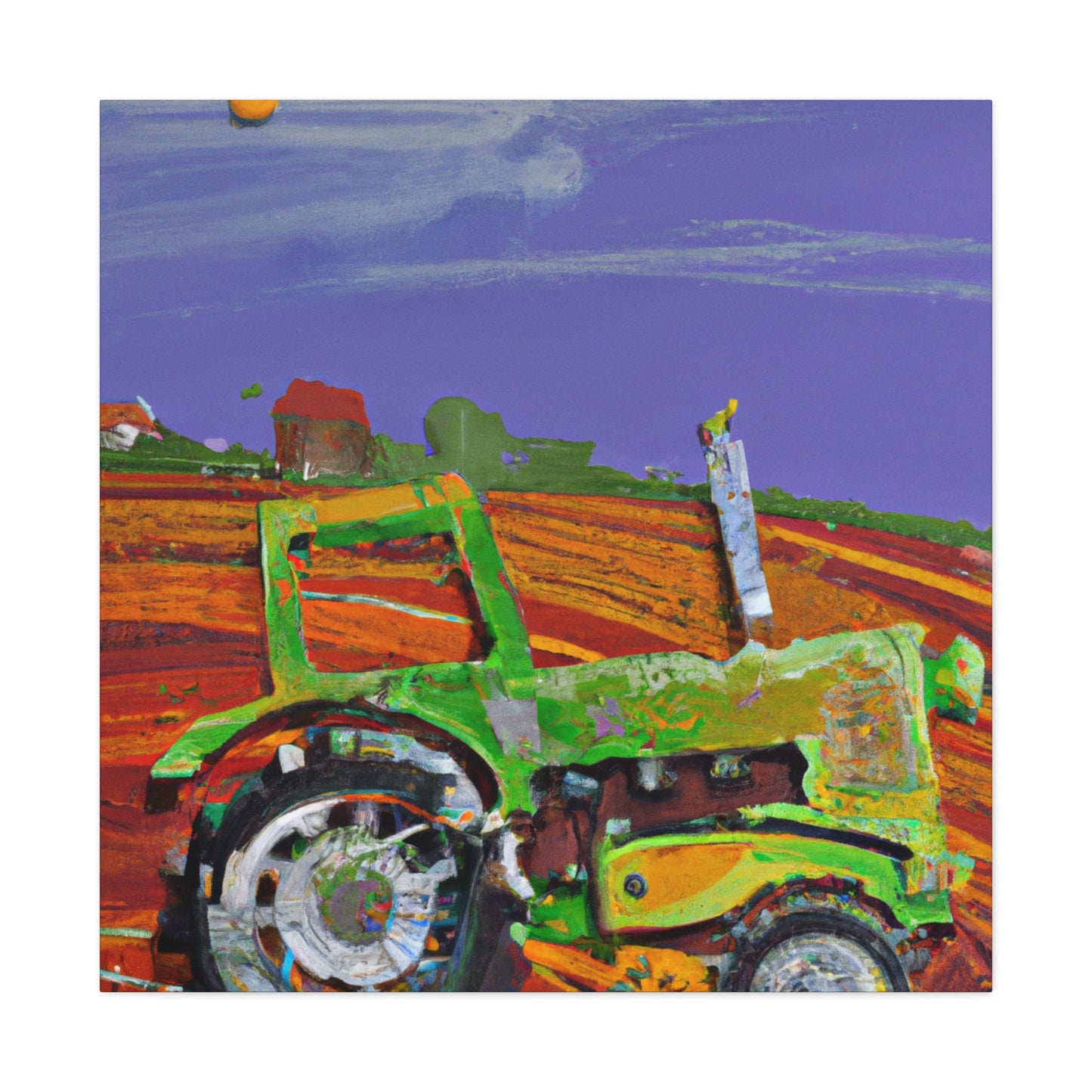 Tractor in the Heavens - Canvas