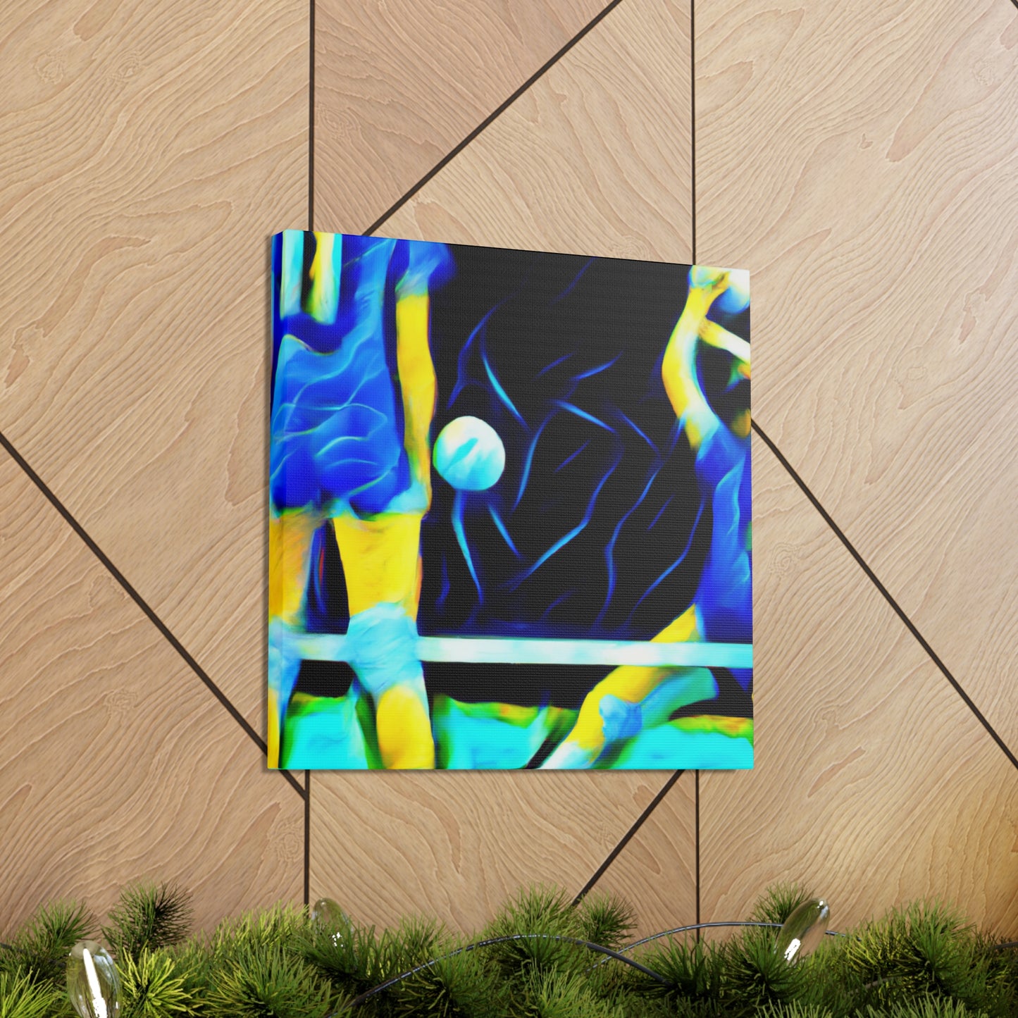 "Volleyball on the Shore" - Canvas