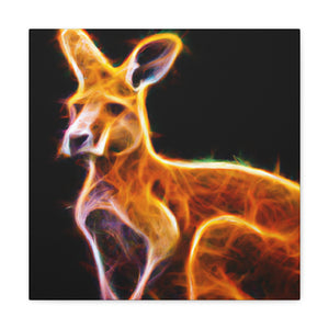 Kangaroo in Starlight - Canvas