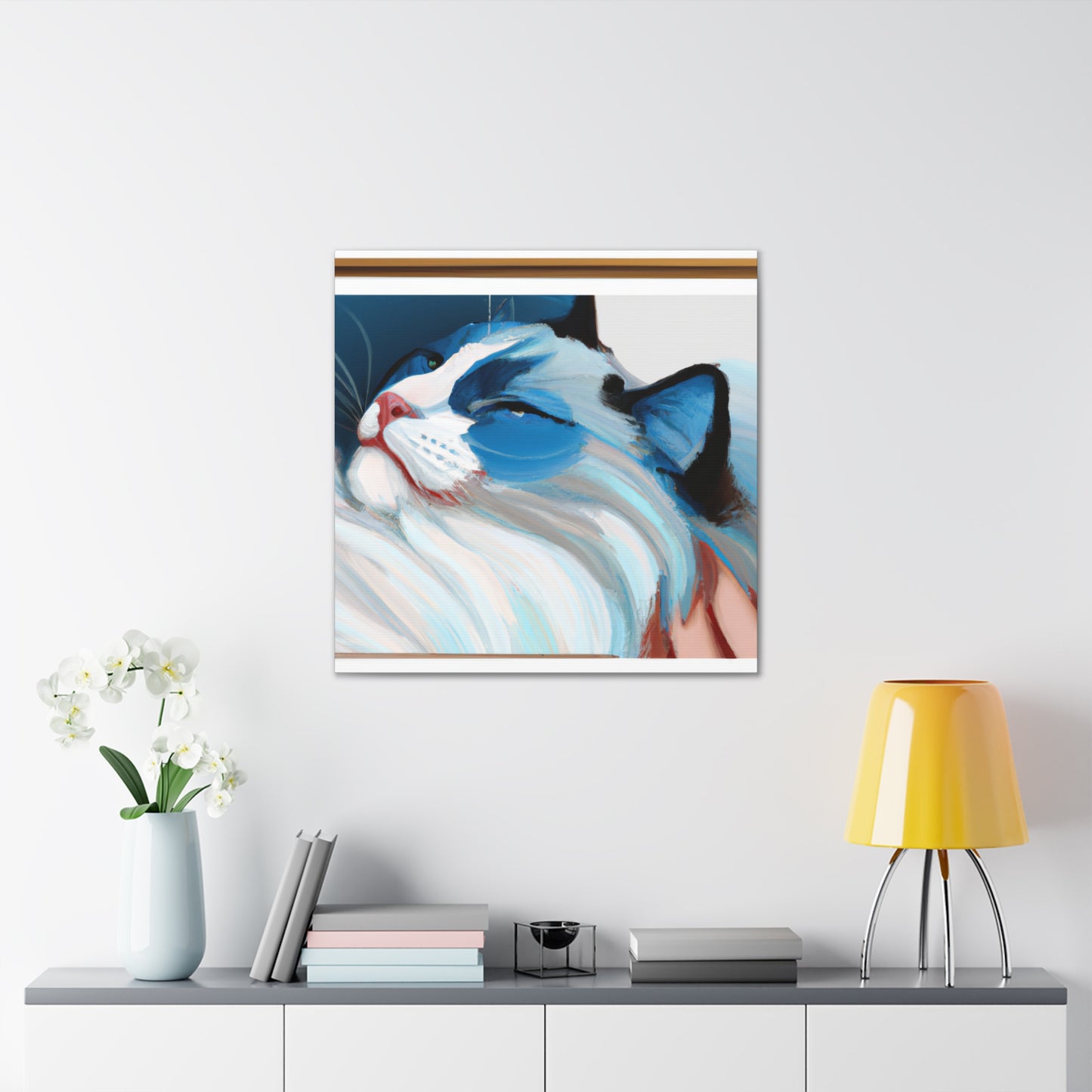 Ragdoll in Bloom. - Canvas