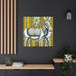 "Donkey in Deco Style" - Canvas